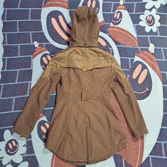 🌈BLANC NOIR MILITARY TRENCH COAT-M - Picture 4 of 9